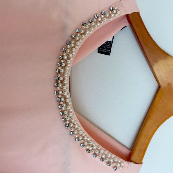 Alfani Sleeveless Pearl And Rhinestone Top - Picture 2 of 6